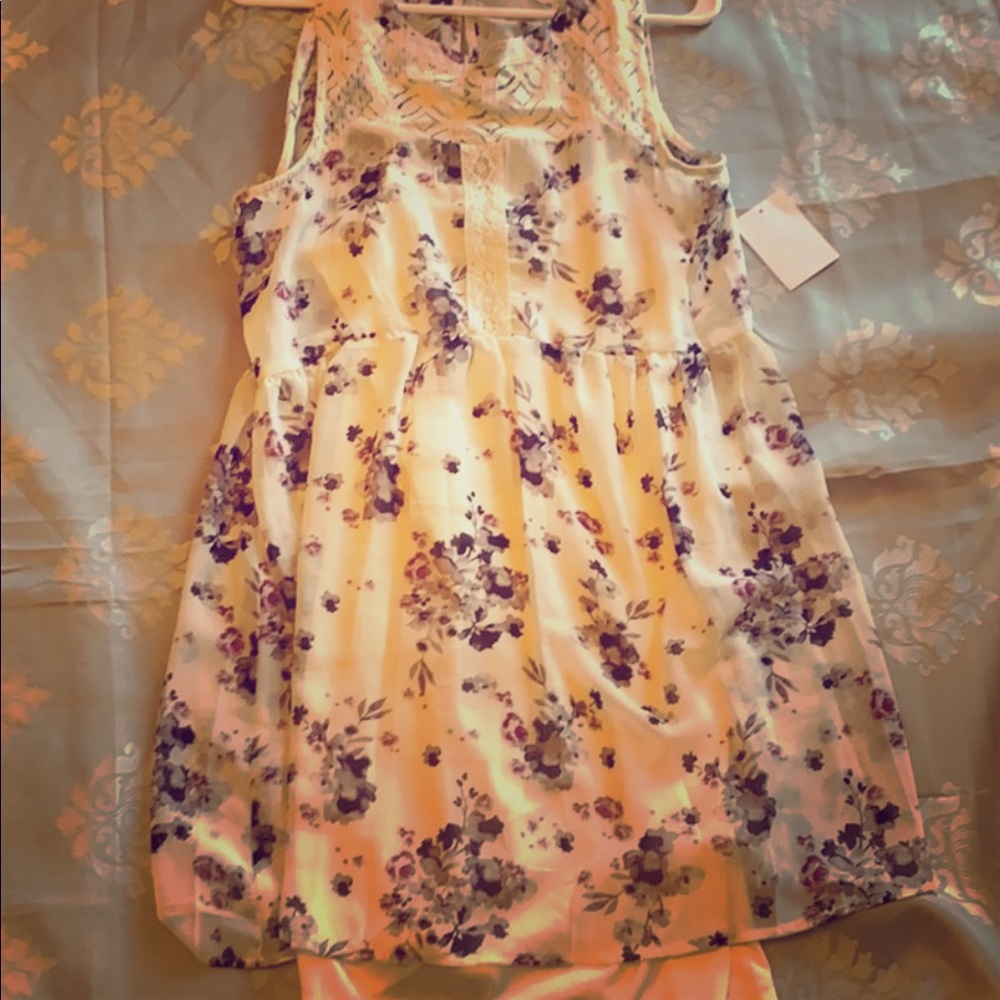 Jolt sheer dress with slip